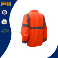 Hallo Vis 100% Polyester Reflektierende Sicherheit Wasserdichte Jacke mit Breathable Futter