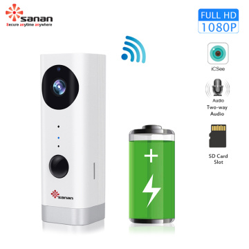 Cámara WiFi CCTV de red con batería recargable