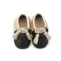 Latest Style Genuine Leather Baby Shoes with Fringe