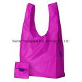 Wholesale Reusable Fold up Nylon Shopping Tote Carry Gift Bags