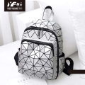 PU leather custom triangle waterproof hiking backpack