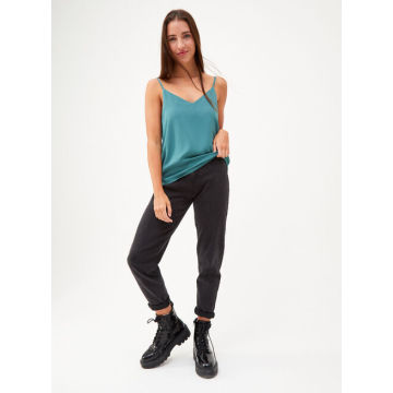 Blaue Damen Sling Top