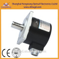 SC65F flange motor encoder incremental solid encoder 15mm with keyway