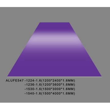 Mattweiße Grundierung / FEVE Violettes Gebäude Aluminiumblech