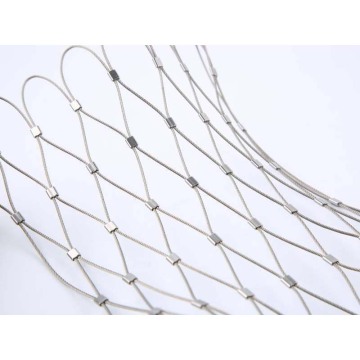 Red de seguridad de cable malla de alambre de acero inoxidable