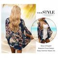 Womens Floral Chiffon Casual Cardigan kimono Women Summer