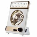 Mini ventilador recargable, ventilador LED multifuncional