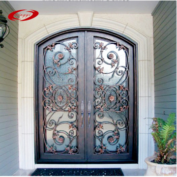 Double Wrought Iron Doors