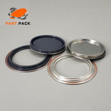 1 liter round components lid/ring/end for paint can