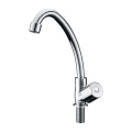 Brass Main Body Long Neck Kitchen Sink Faucet