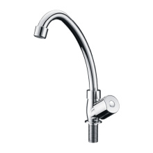 Stainless Steel body kitchen plastic handle sink faucet