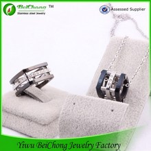 Stainless Steel Wedding Ring Holder Necklace
