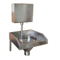 Hospital Slop hopper with flush valve