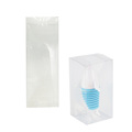 Crystal hard PVC small clear plastic box