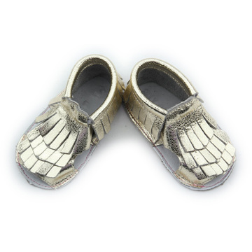 Hot Selling Gold Genuine Leather Casual Baby Sandals