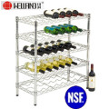 Flat Red Wine Steel Wire Store Display Rack (WR7535150A5C)