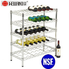 Flat Red Wine Rack de magasin de fil d&#39;acier (WR7535150A5C)