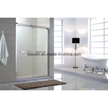 Écran de porte de cloison de salle de douche simple coulissante (SS-103)