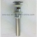 Brass Material Pop up Drainer with Overflow Wholesale Price