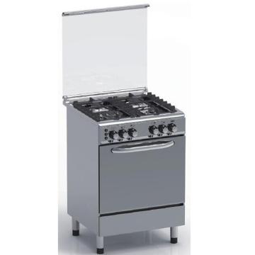 Freestanding Electric Oven with Four Gas Burner Stove