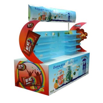 Zwei Seiten Karton Recycled Starke Stand Display