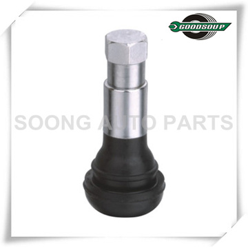 Snap in Rubber Tire Valve Chromed Sleeve TR413C