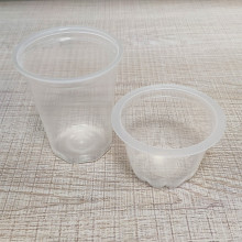 Disposable PP à crème glacée tasse de pudding en plastique