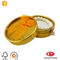 round necklace paper box with foam insert