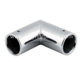 Stainless steel pipe joint clamp for shower door