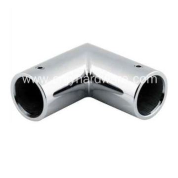 Stainless steel pipe joint clamp for shower door