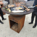 Garden BBQ Grills Camping Fire Pit con barbacoa