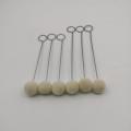 Wool Daubers with metal handle leather dyes brush