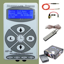 HURRICANE White Digital Tattoo Machine Power Supply