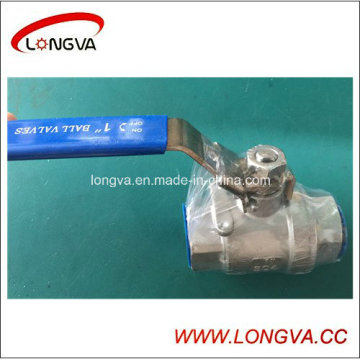 Two Pieces NPT Female Threaded Ball Valve with Lock Device