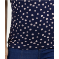 women's deep v neck blouse polka dot blouse