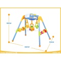 Conjuntos de ginástica de brinquedos de bebê de qualidade com 3 chocalhos e música para infantil