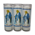 Velas de Mason jar para decorações religiosas