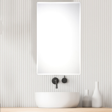 Modern Style Bathroom Aluminium Wall Mounted Mirror Cabinet