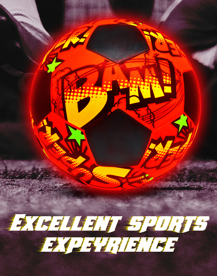 glow soccer ball custom logo glow soccer ball custom logo