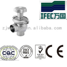 Válvula sanitária do regulador do aço inoxidável (IFEC-RV100001)