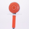 Colorful plastic shower head