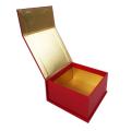 Red gold foil Magnetic paper packaging for gift