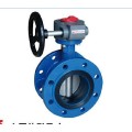 Manual-operated Rubber-Seat Double Eccentric Butterfly Valve