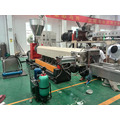 plastic recycling granule single screw extruder line