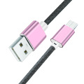 USB2.0 high quality Colorful Rainbow usb data cable for iphone data usb cable