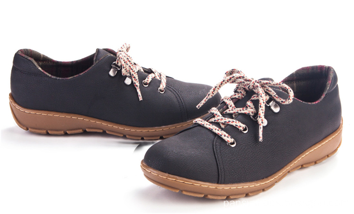 buckle design easy put on lady leisure shoes casual shoes