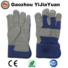 Cuero de vaca guantes de trabajo de cuero con revestimiento Boa