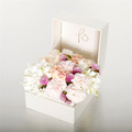 Wholesale Decoration Flower Paper Square Flower Box Rose