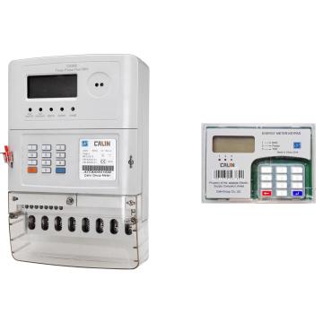 Three Phase Sts Split Keypad Prepaid Energy Meter (2-wires Communication)