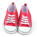 Red Cheap Children Sports Shoes Baby Canvas Shoes